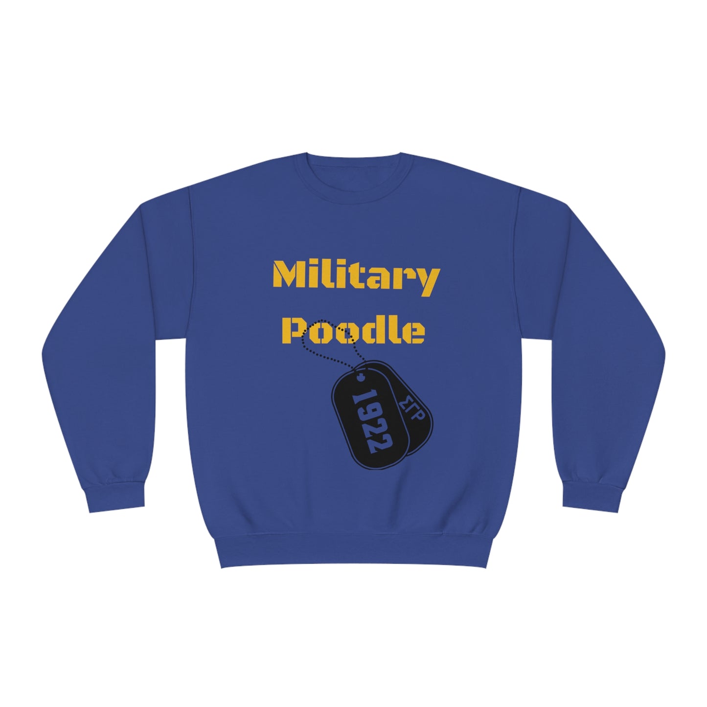 Military Poodle Sweatshirt