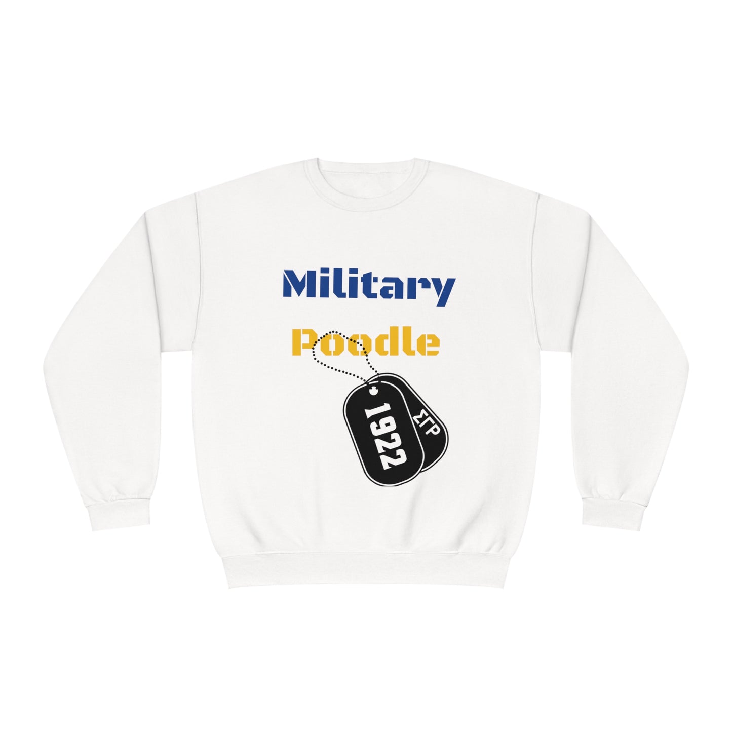 Military Poodle Sweatshirt