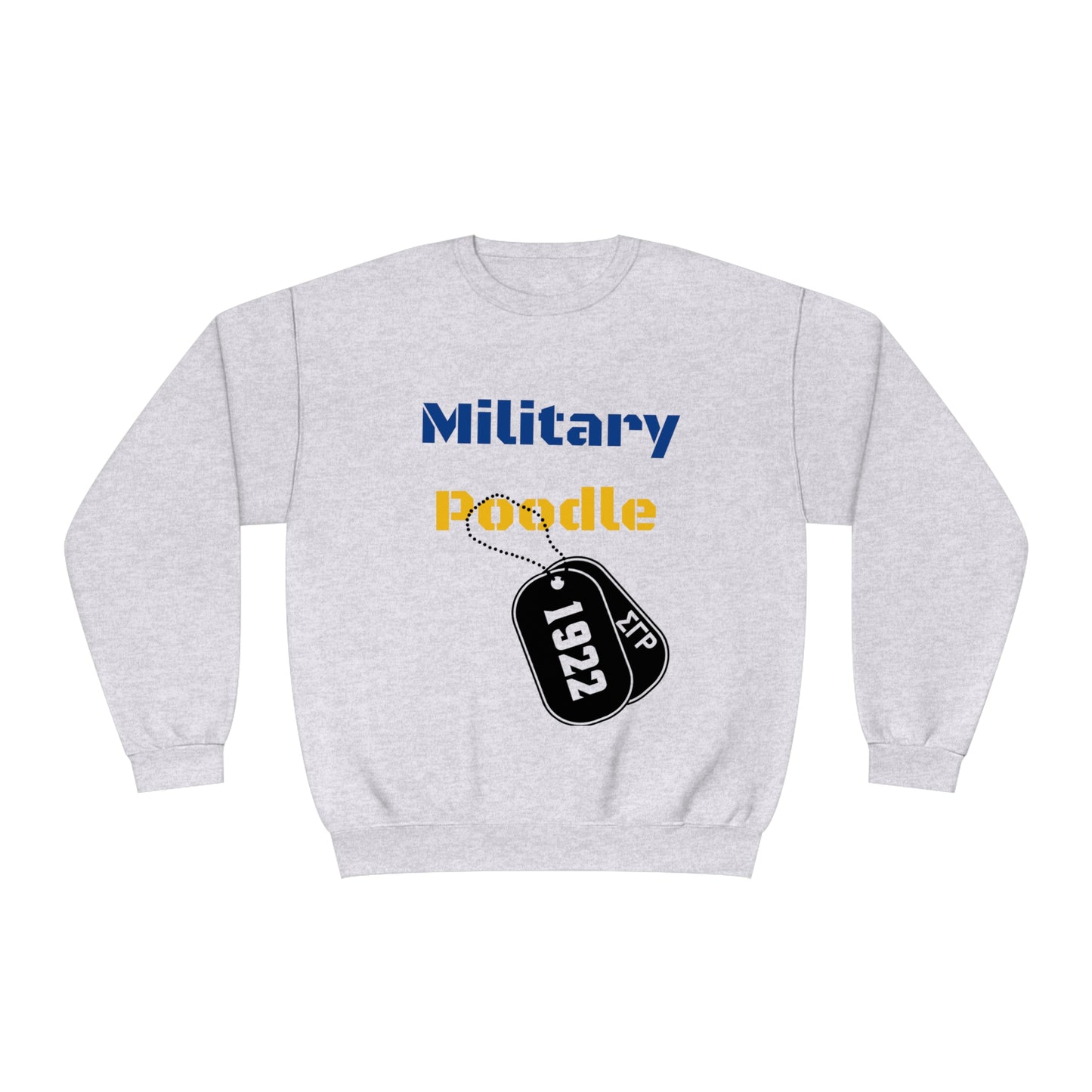 Military Poodle Sweatshirt
