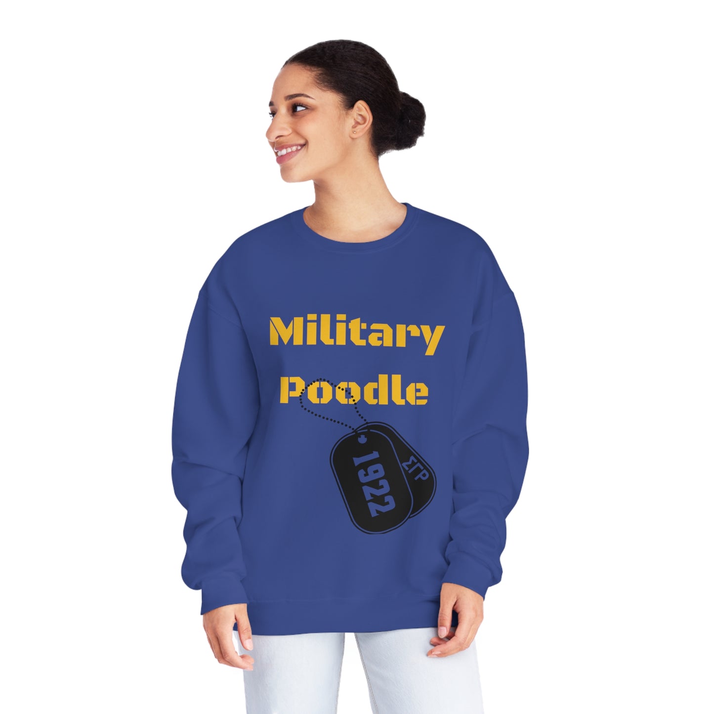Military Poodle Sweatshirt