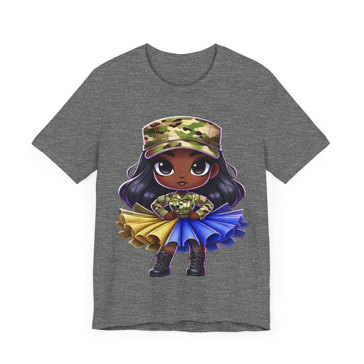 Tutu Poodle in Boots Unisex Jersey Short Sleeve Tee