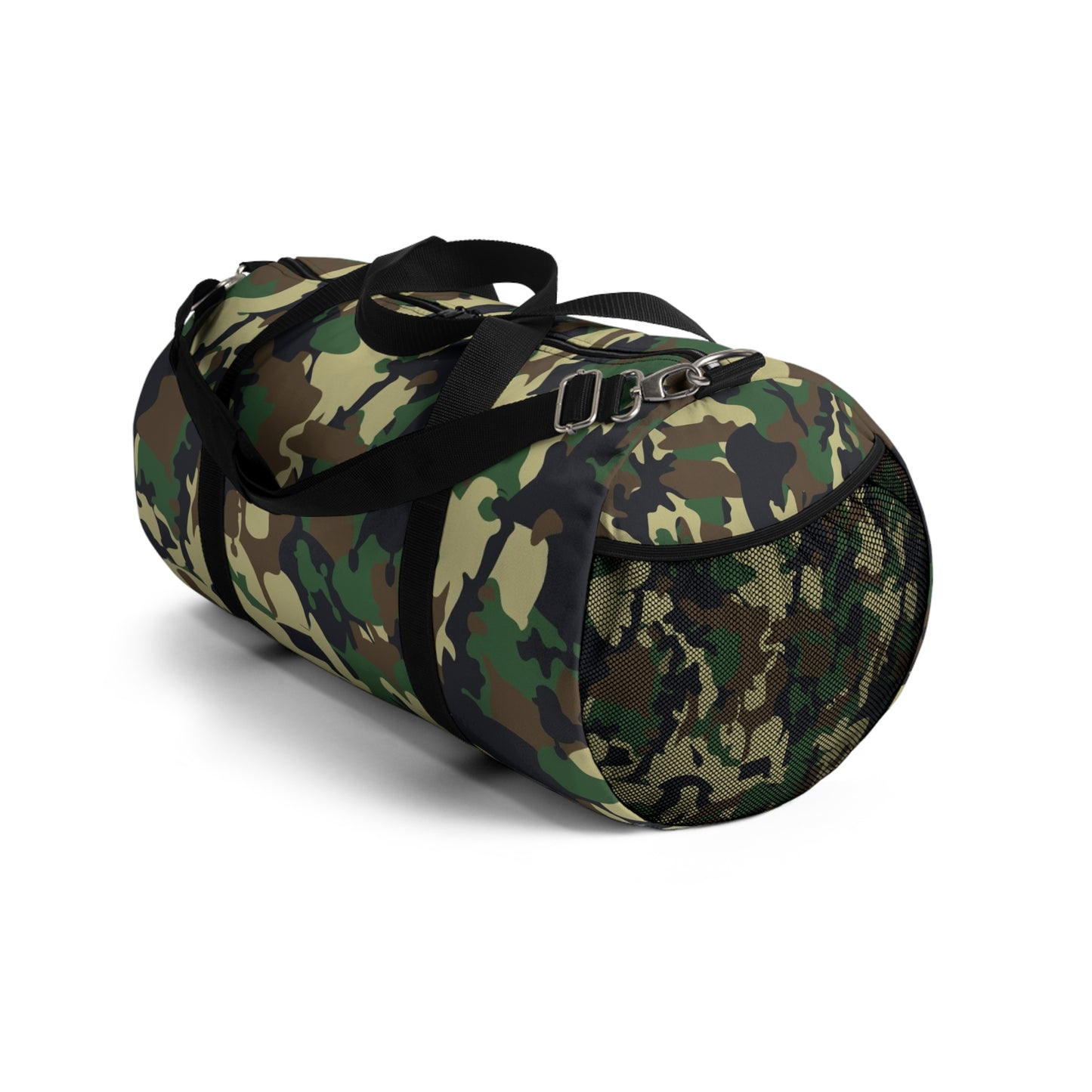 Camo Poodle Duffel Bag
