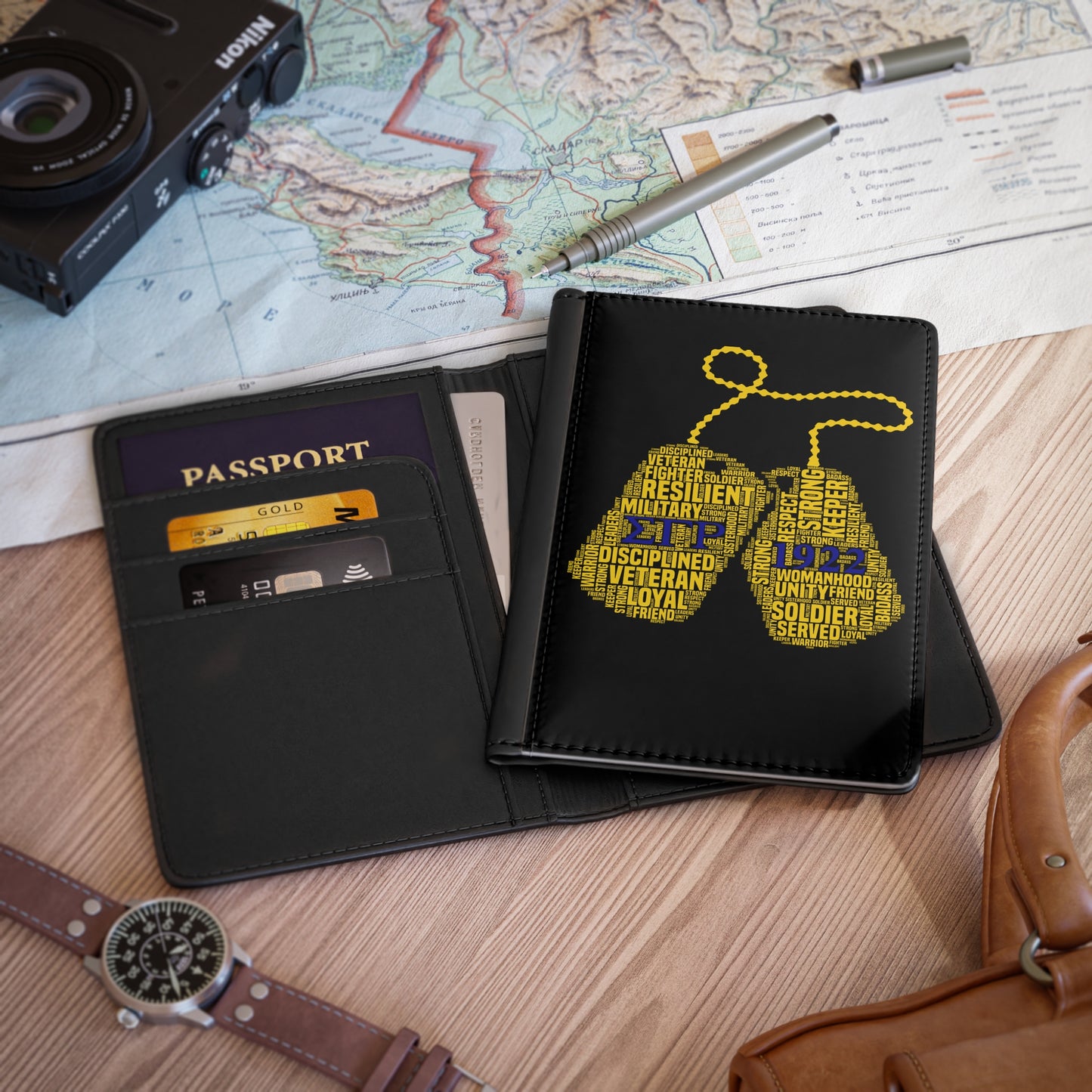 Dog Tag Passport Cover