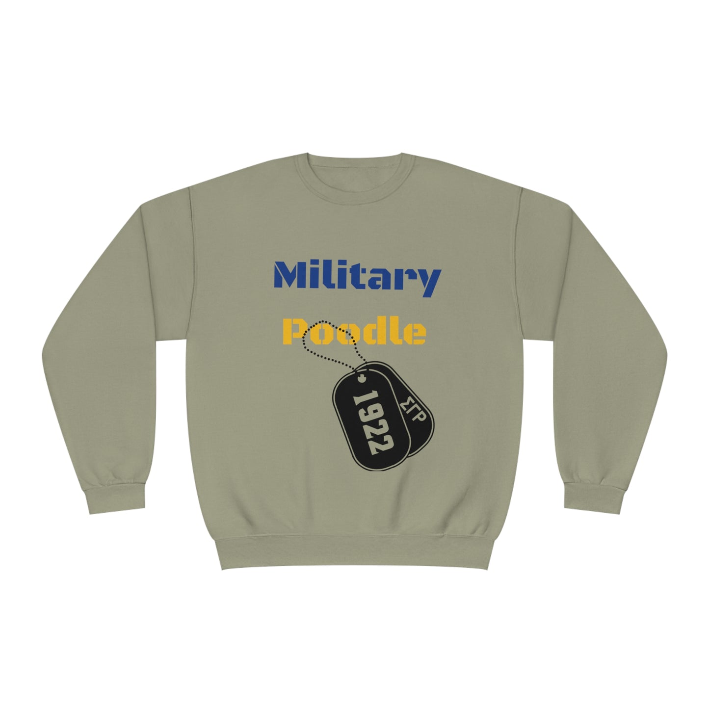 Military Poodle Sweatshirt