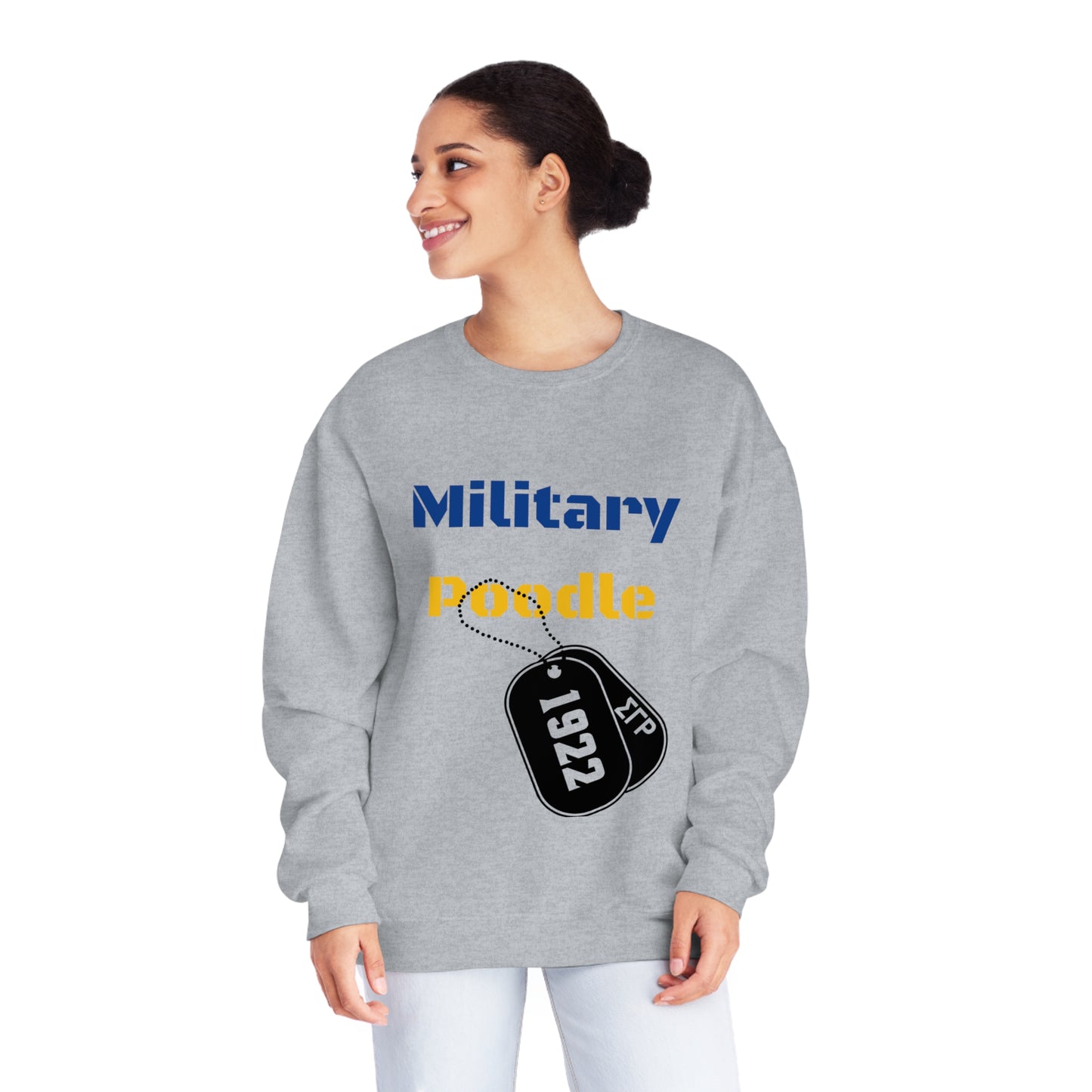 Military Poodle Sweatshirt