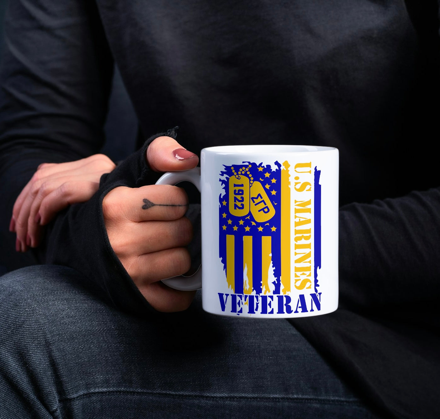 Marine Veteran (Uvdtf Decal)