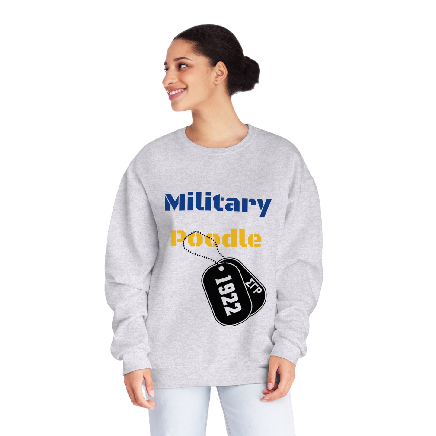 Military Poodle Sweatshirt