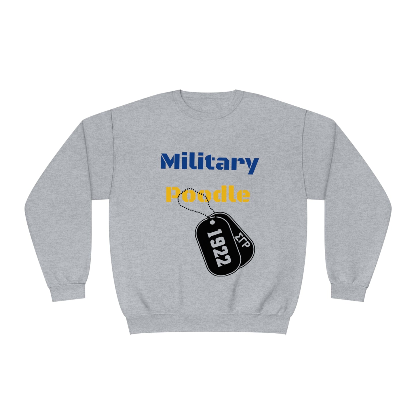 Military Poodle Sweatshirt