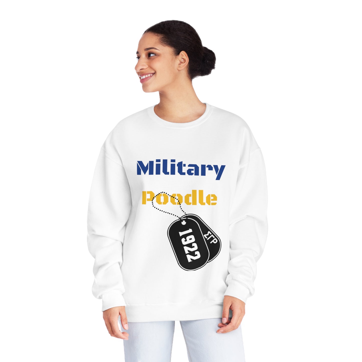 Military Poodle Sweatshirt
