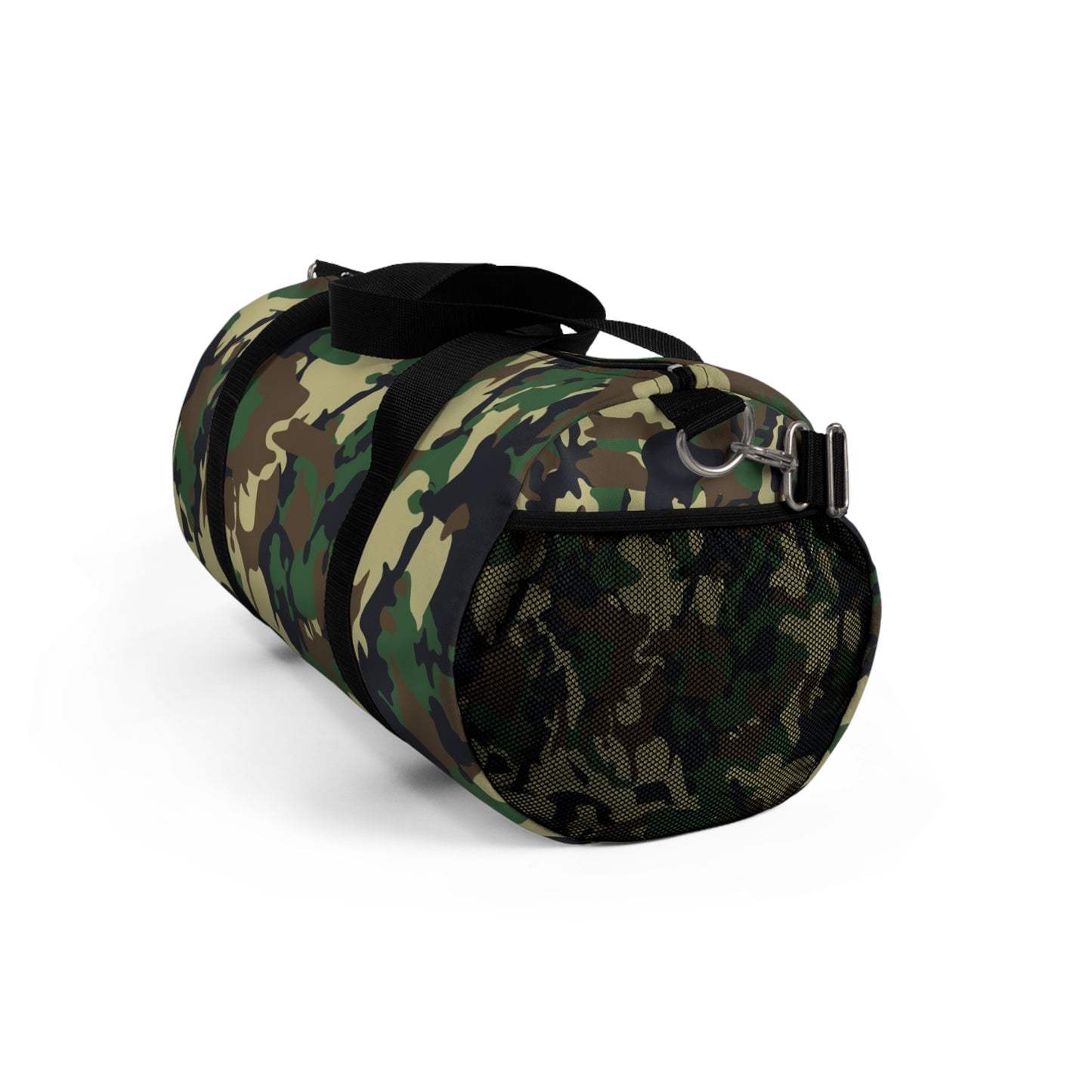 Camo Poodle Duffel Bag