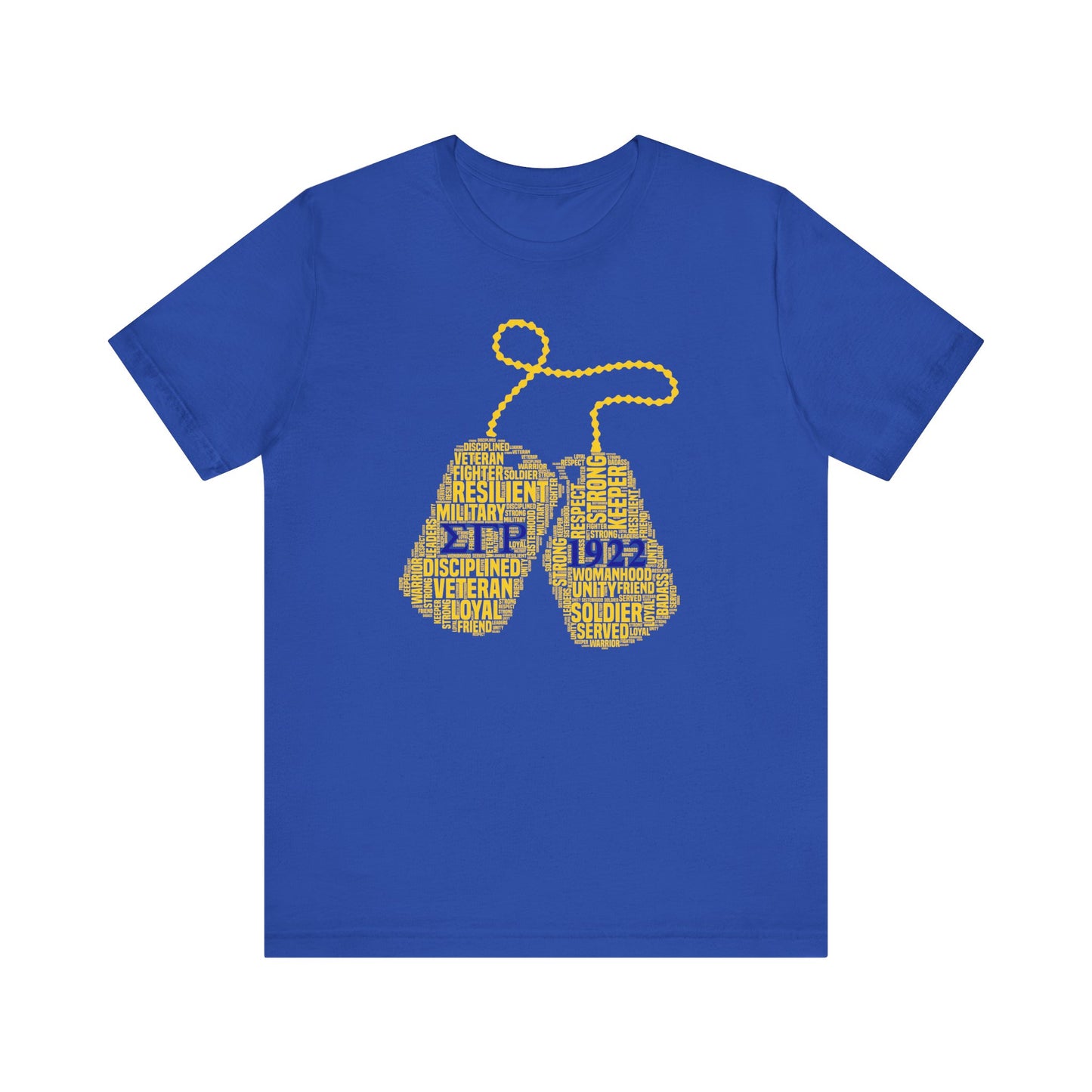 Dog Tag Word Art Short Sleeve Tee