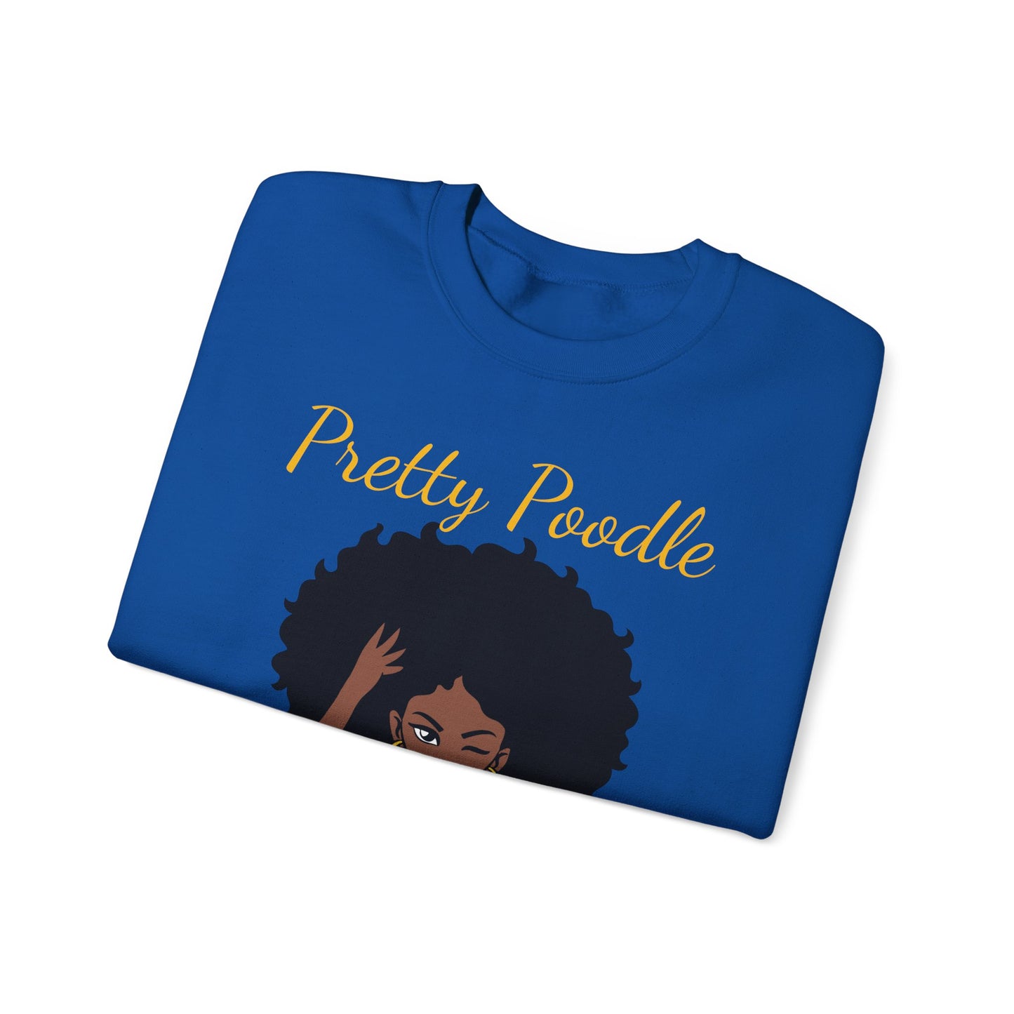 Pretty Poodle in Boots Sweatshirt