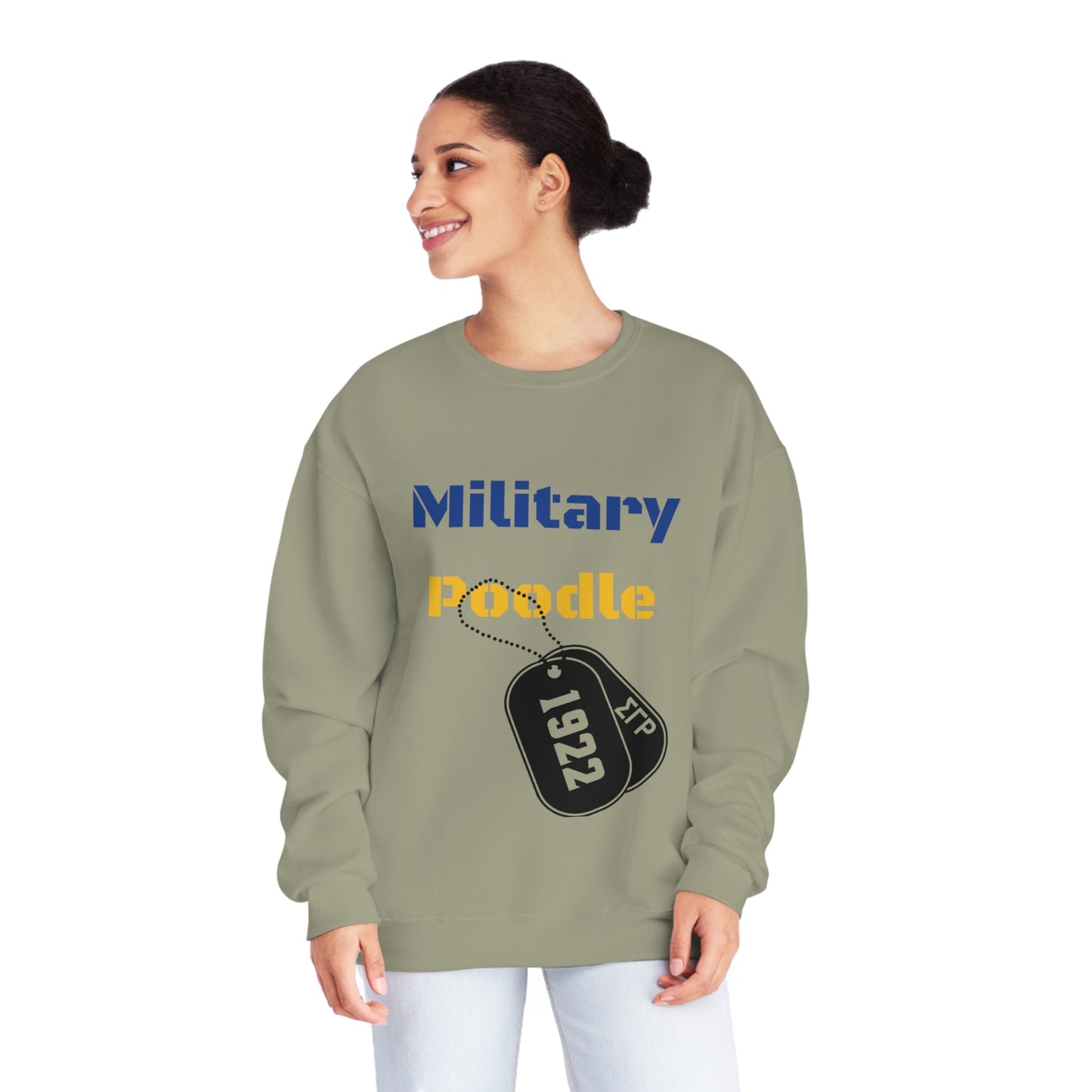Military Poodle Sweatshirt