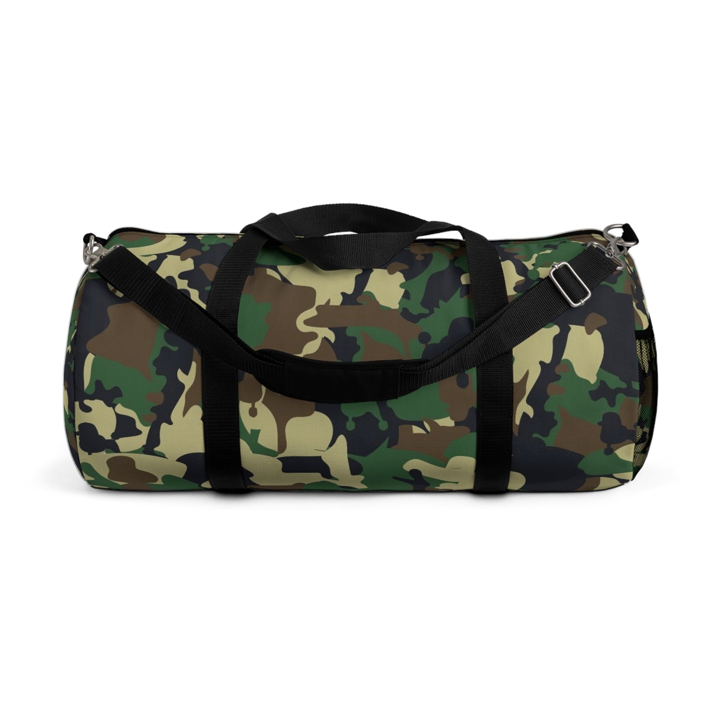 Camo Poodle Duffel Bag