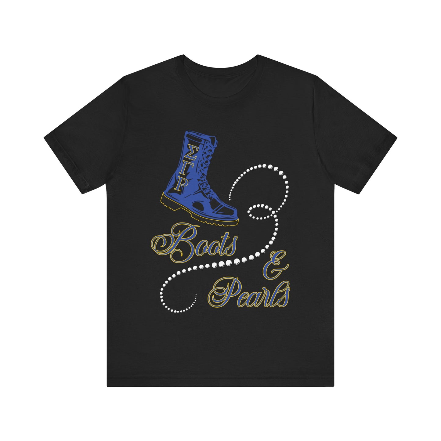 Boots and Pearls Short Sleeve Tee