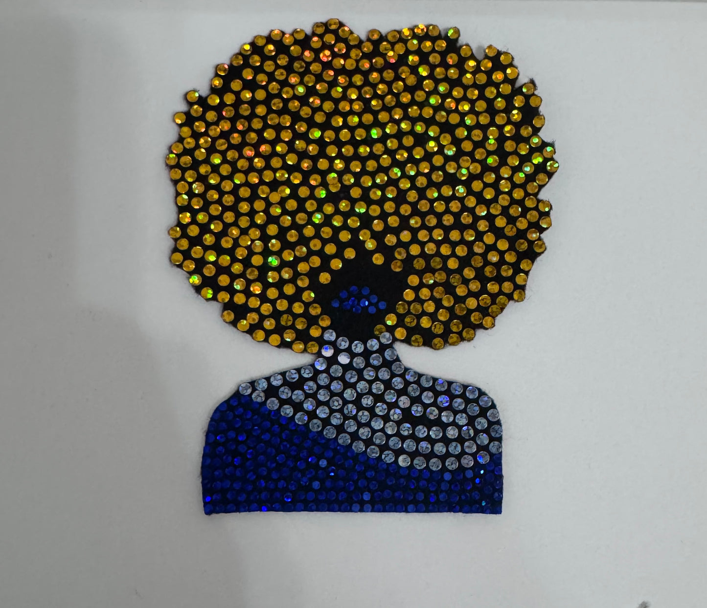 Royal Afro Lady Spangle Patch