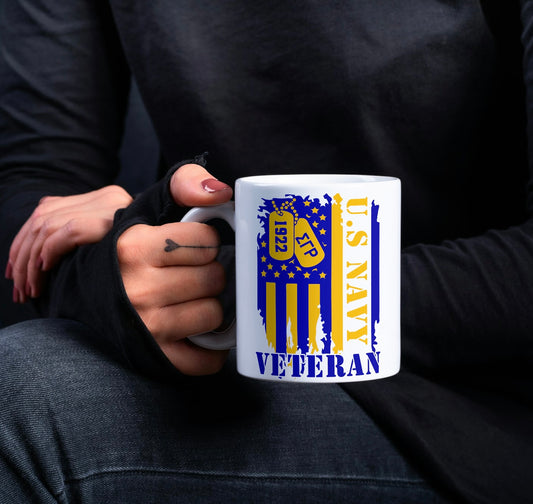 Navy Veteran (Uvdtf Decal)