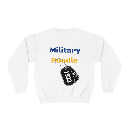Military Poodle Sweatshirt