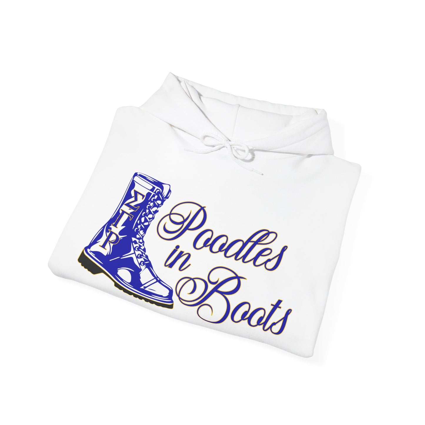 Military Boot Hooded Sweatshirt