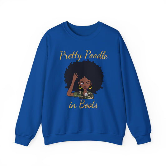 Pretty Poodle in Boots  Sweatshirt