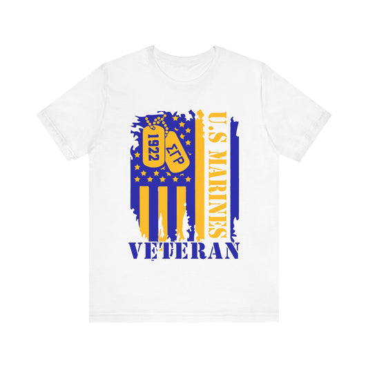 Sigma Gamma Rho Marine Veteran Short Sleeve Tee