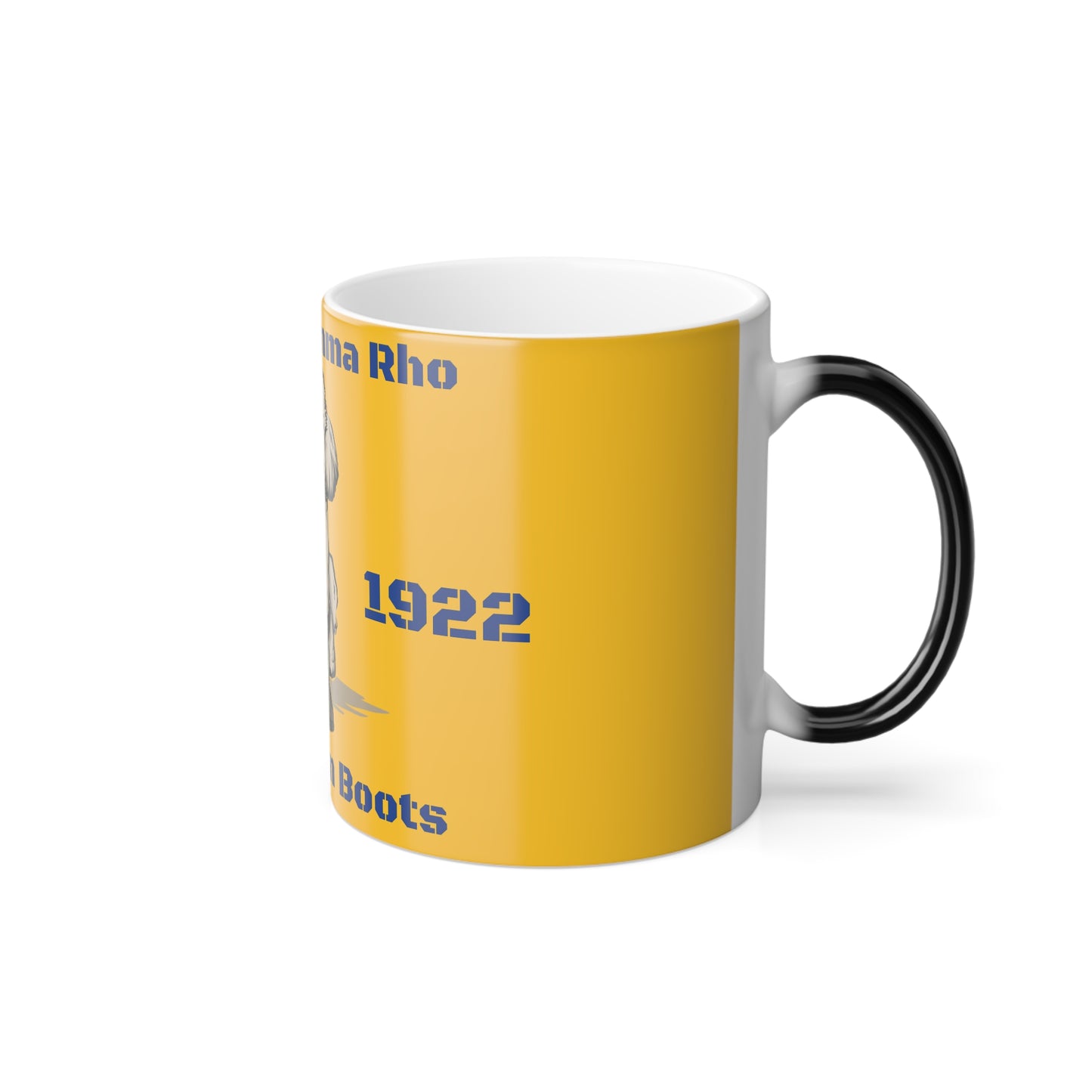 Poodles in Boots (Gold) Color Morphing Mug, 11oz
