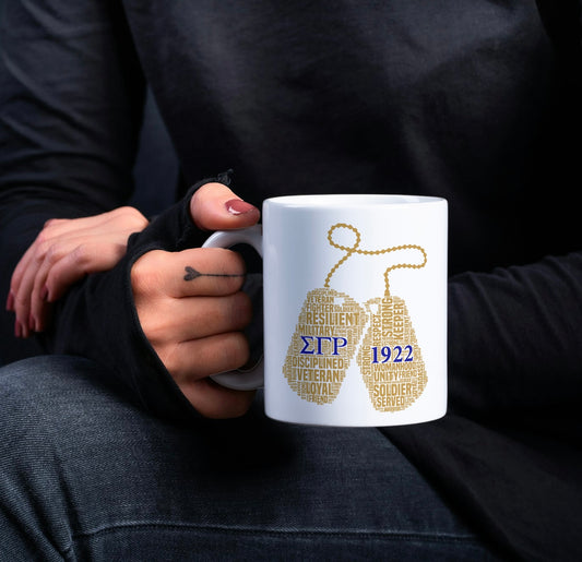 Gold Word Cloud  Dog Tag  (Uvdtf Decal)