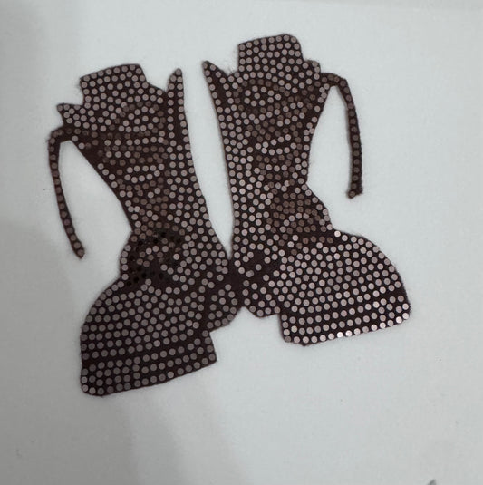 Spangle Combat Boot