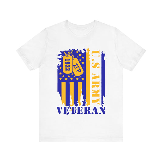 Sigma Gamma Rho Army Veteran Short Sleeve Tee
