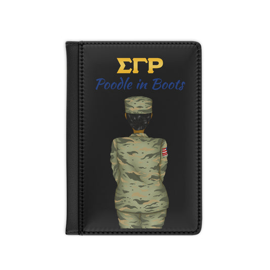 Poodle in Boots Passport Cover