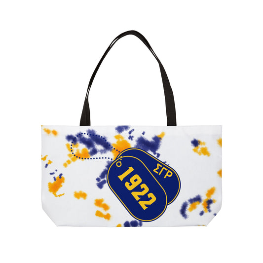 Dog Tag Weekender Tote Bag