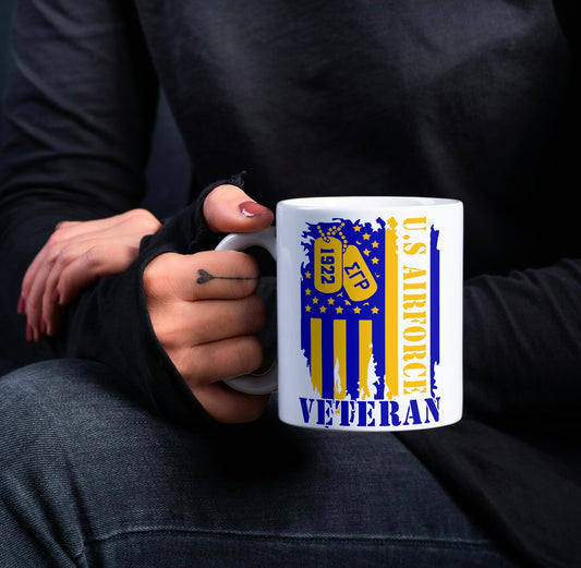 Airforce Veteran (Uvdtf Decal)