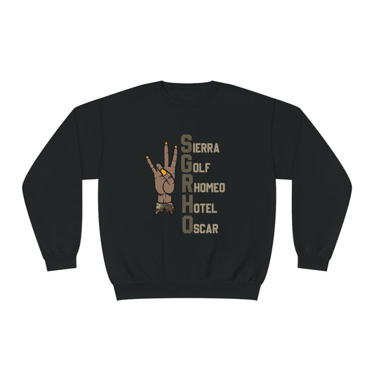 SGRHO   Military Talk Sweatshirt